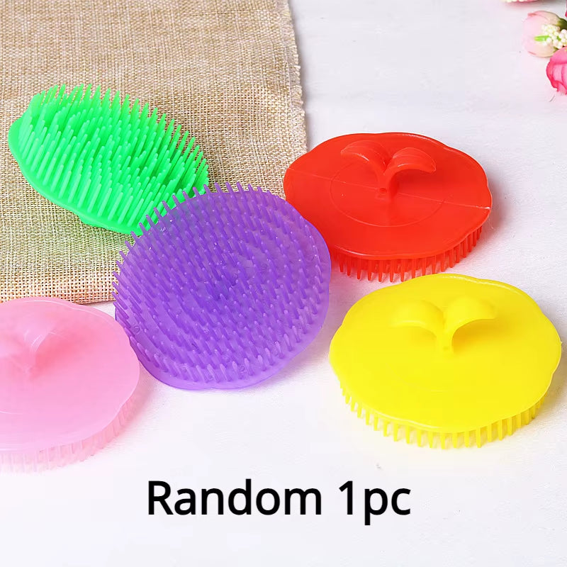 Silicone Scalp Massager Brush — Hair Washing & Shower Comb for Women & Men