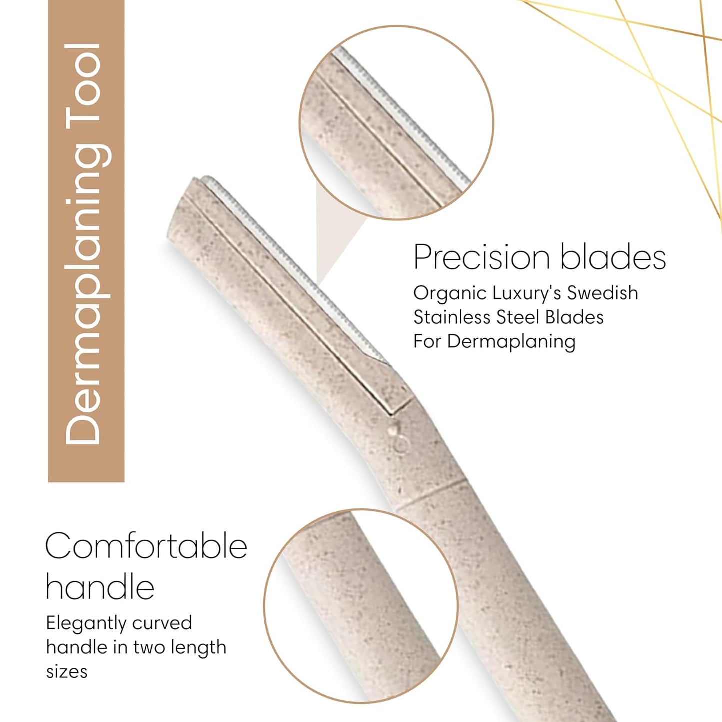 Dermaplane Face Razor Tool 12pcs — Exfoliation & Hair Removal for Men & Women