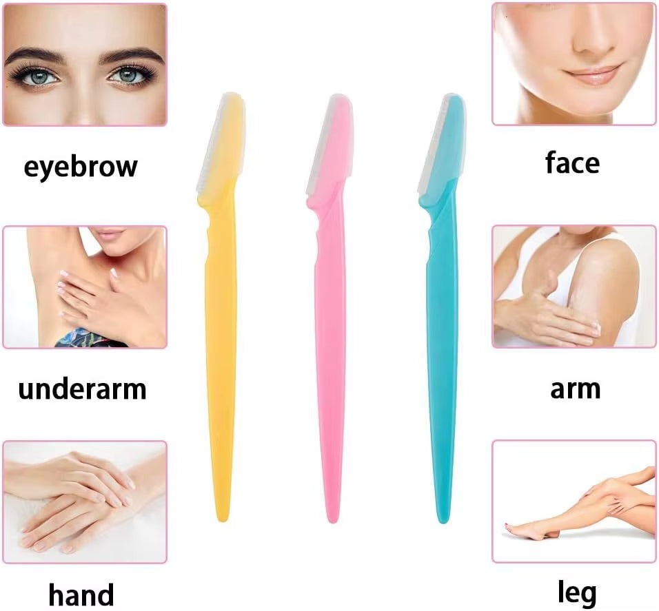 15pcs Eyebrow Razors for Women — Facial Shaving & Dermaplaning Tools