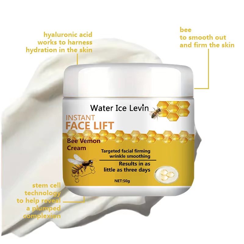 Bee Toxin Lifting Cream 50g — Instant Firming & Wrinkle Smoothing with HA