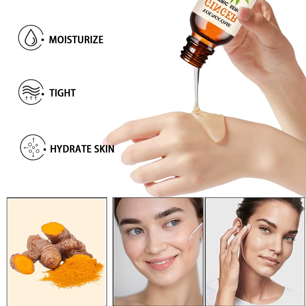 Turmeric Face Serum — Deep Moisturizing Facial Oil for Brightening & Smooth Skin