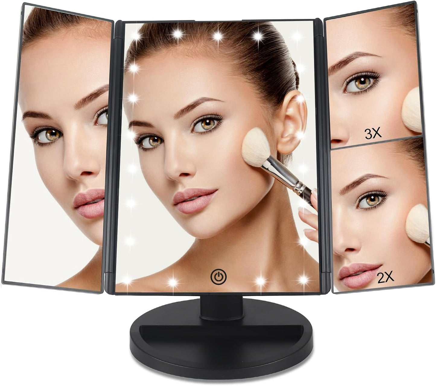 Vanity Makeup Mirror with Lights and Magnificatio