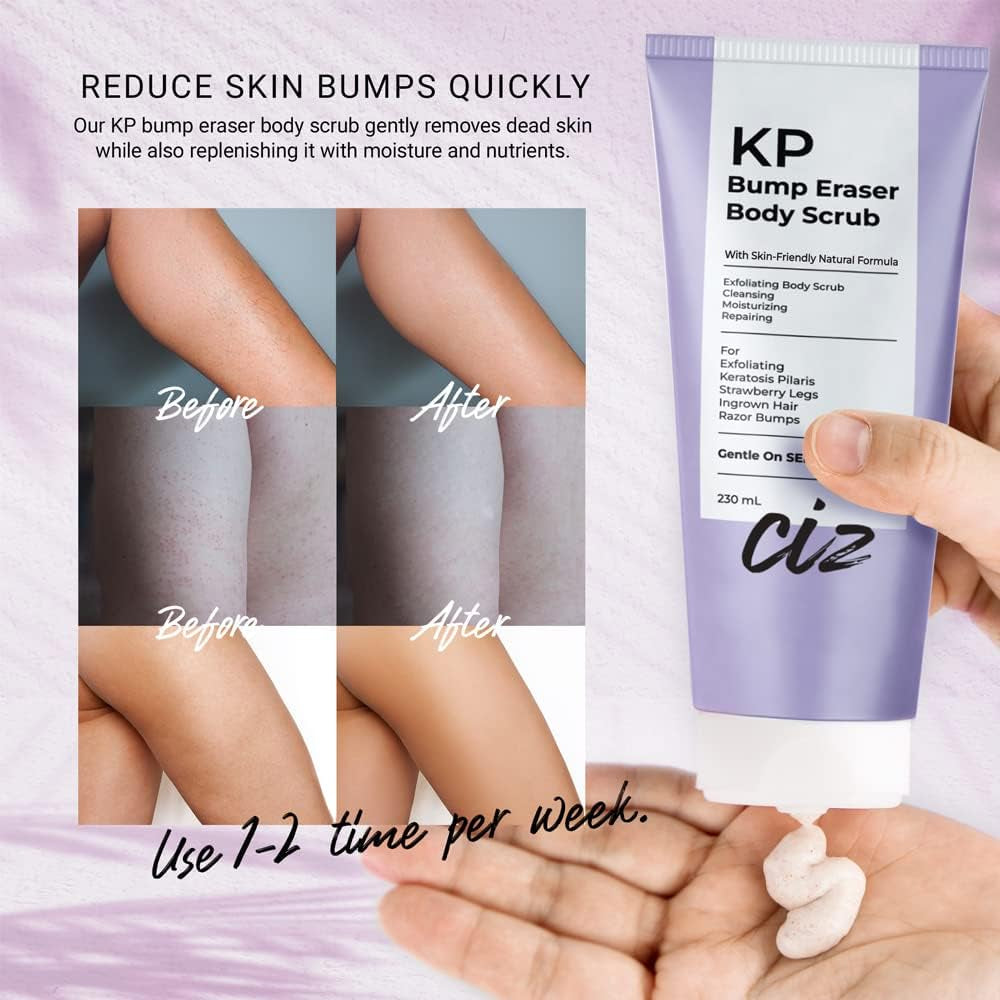 KP Bump Eraser Body Scrub — Exfoliating Body Scrub for Women, Smooth Skin