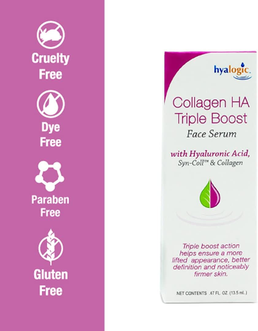 HA Collagen Serum — Triple Boost Peptide Face Serum for Firmness & Elasticity