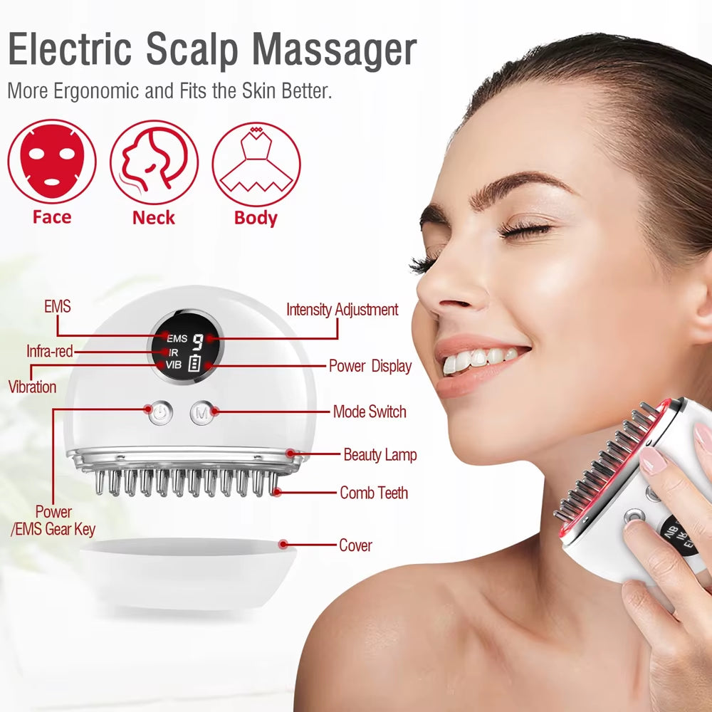 Microcurrent Face Massager — Electric Gua Sha Tool for Lifting & Tightening