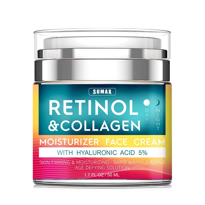 Retinol Face Cream 50ml — Moisturizing & Firming with Collagen & Hyaluronic Acid