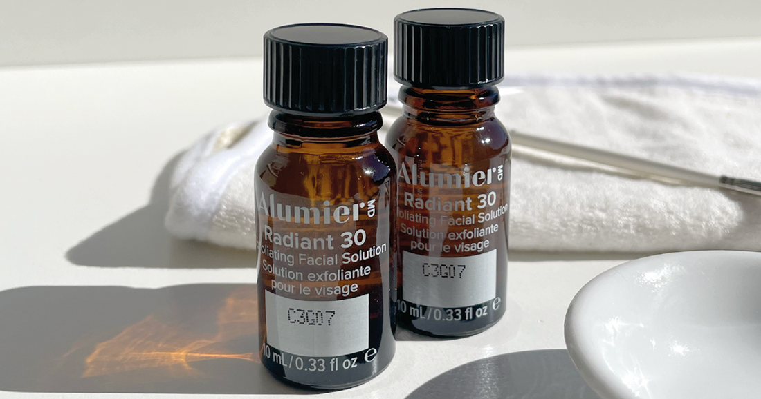 ALUMIER RADIANT 20/10 Exfoliating Facial Solution – 10ml (Authentic).