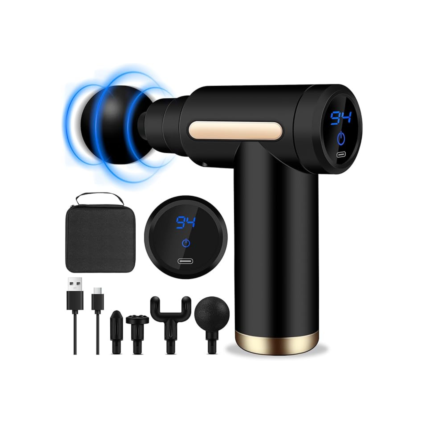 Portable electric massage gun/fascia gun suitable for deep tissue