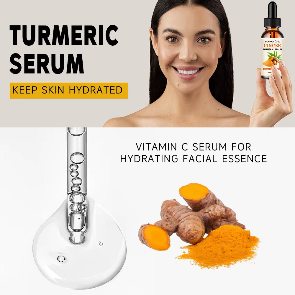 Turmeric Face Serum — Deep Moisturizing Facial Oil for Brightening & Smooth Skin