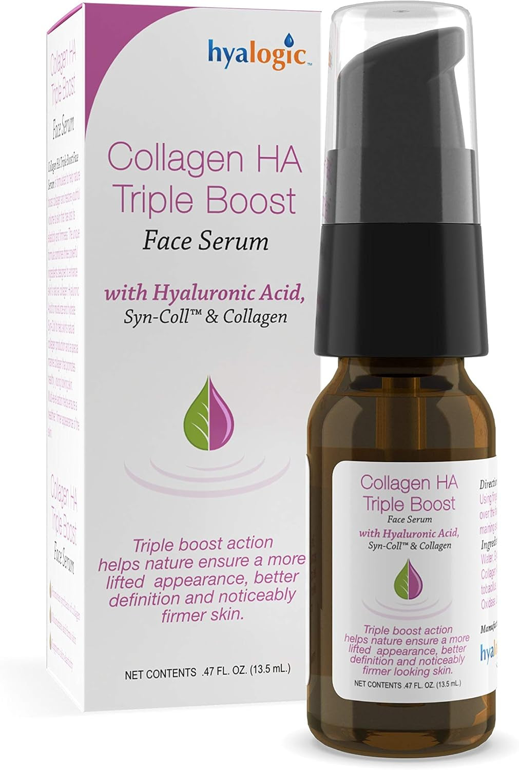 HA Collagen Serum — Triple Boost Peptide Face Serum for Firmness & Elasticity