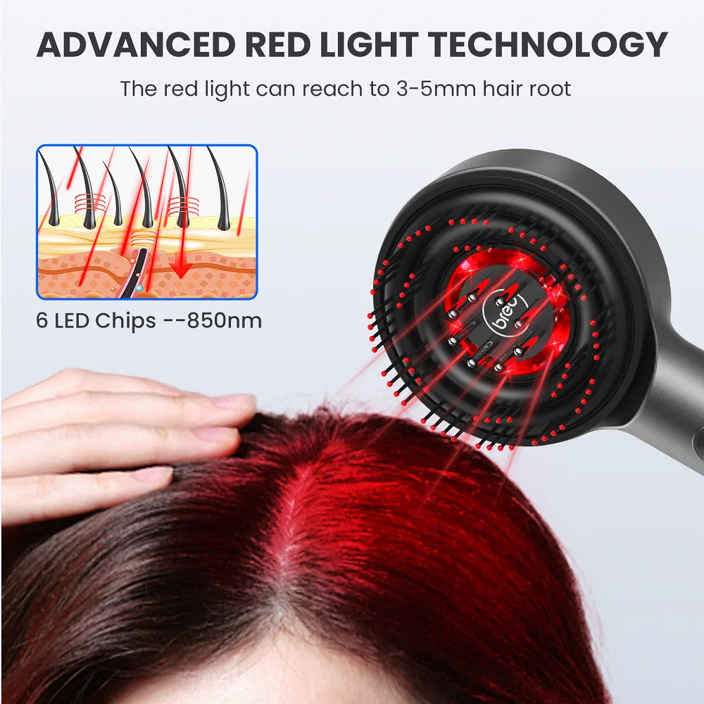 Scalp Trilogy Massager — Smart Hair Brush for Growth, Detangling & Styling