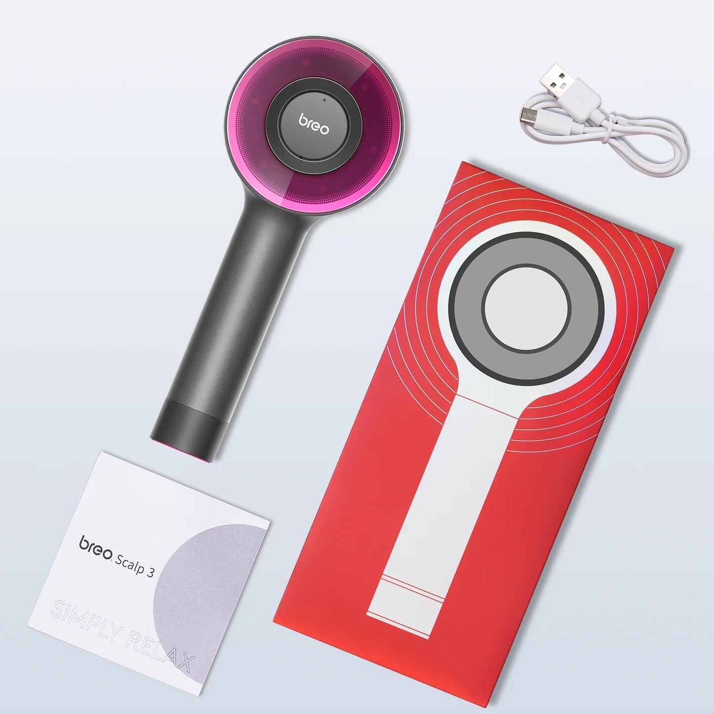 Scalp Trilogy Massager — Smart Hair Brush for Growth, Detangling & Styling