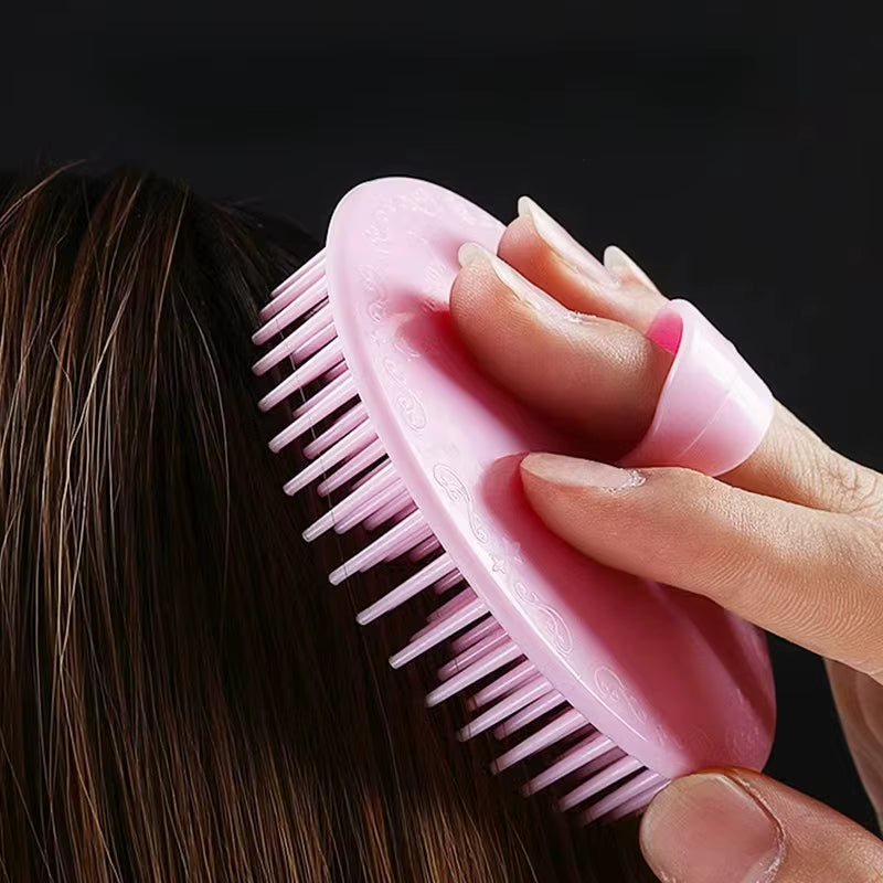 Silicone Scalp Massager Brush — Hair Washing & Shower Comb for Women & Men