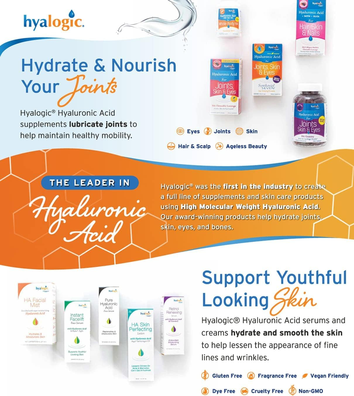HA Collagen Serum — Triple Boost Peptide Face Serum for Firmness & Elasticity
