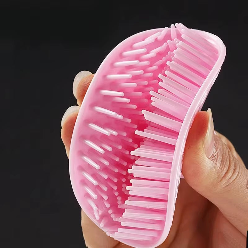 Silicone Scalp Massager Brush — Hair Washing & Shower Comb for Women & Men