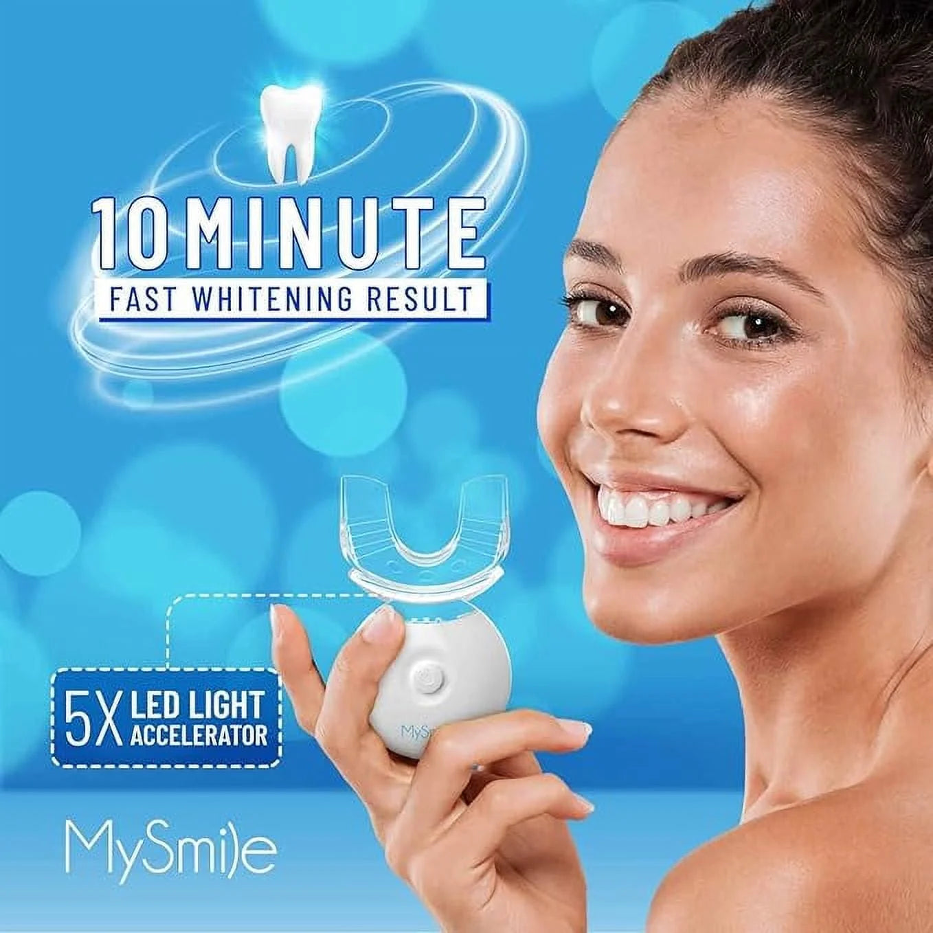 5-LED Teeth Whitening Light with Tray β Tooth Whitener Accelerator, 10-Min Timer