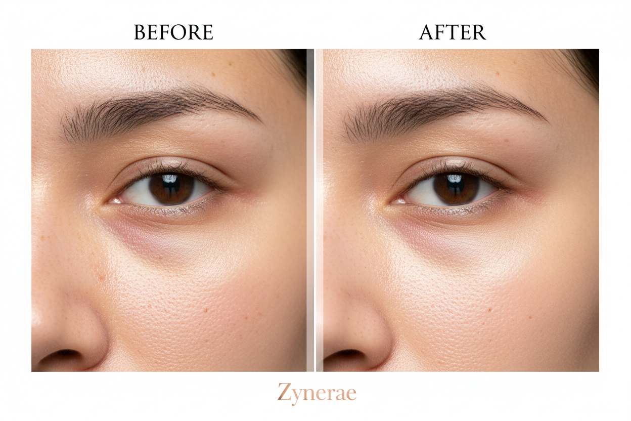 Zynerae Silicone Body Cleansing Brush – Before & After Skin Comparison