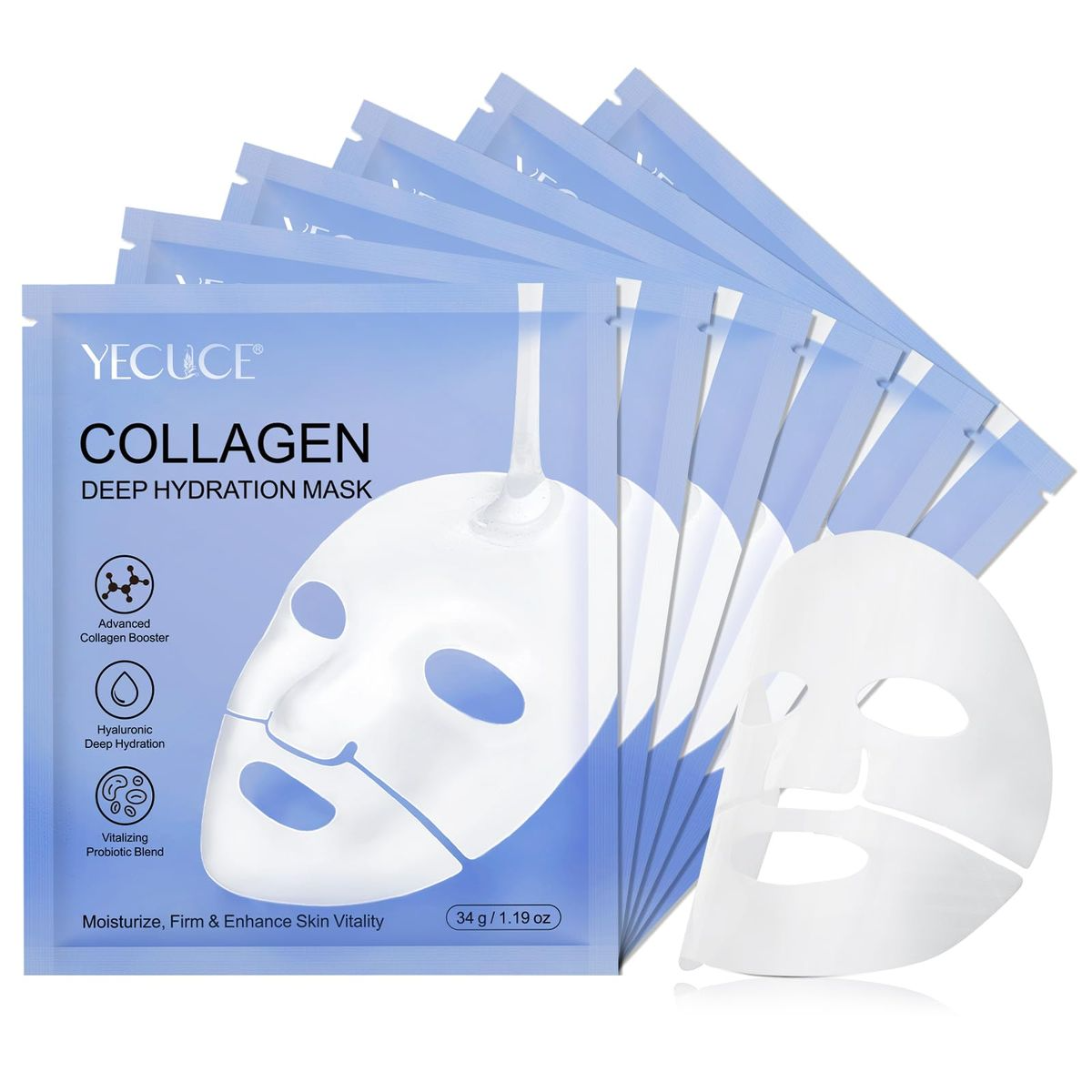 Collagen Overnight Face Mask – 9 Peptides.