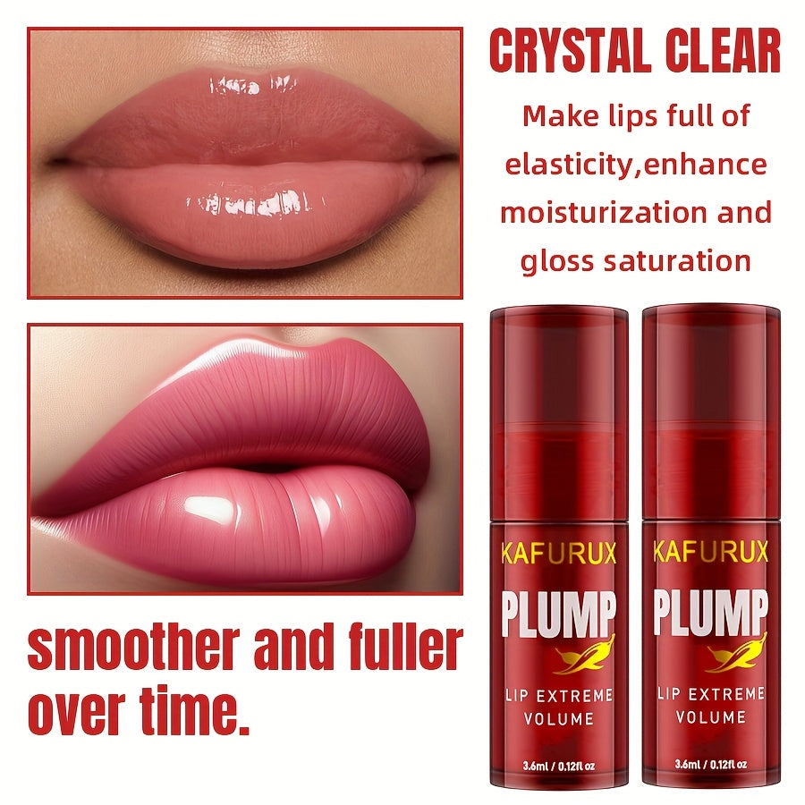 Zynerae Lip Extreme Volume Oil — Moisturizing, Non-Sticky Glossy Lip Oil