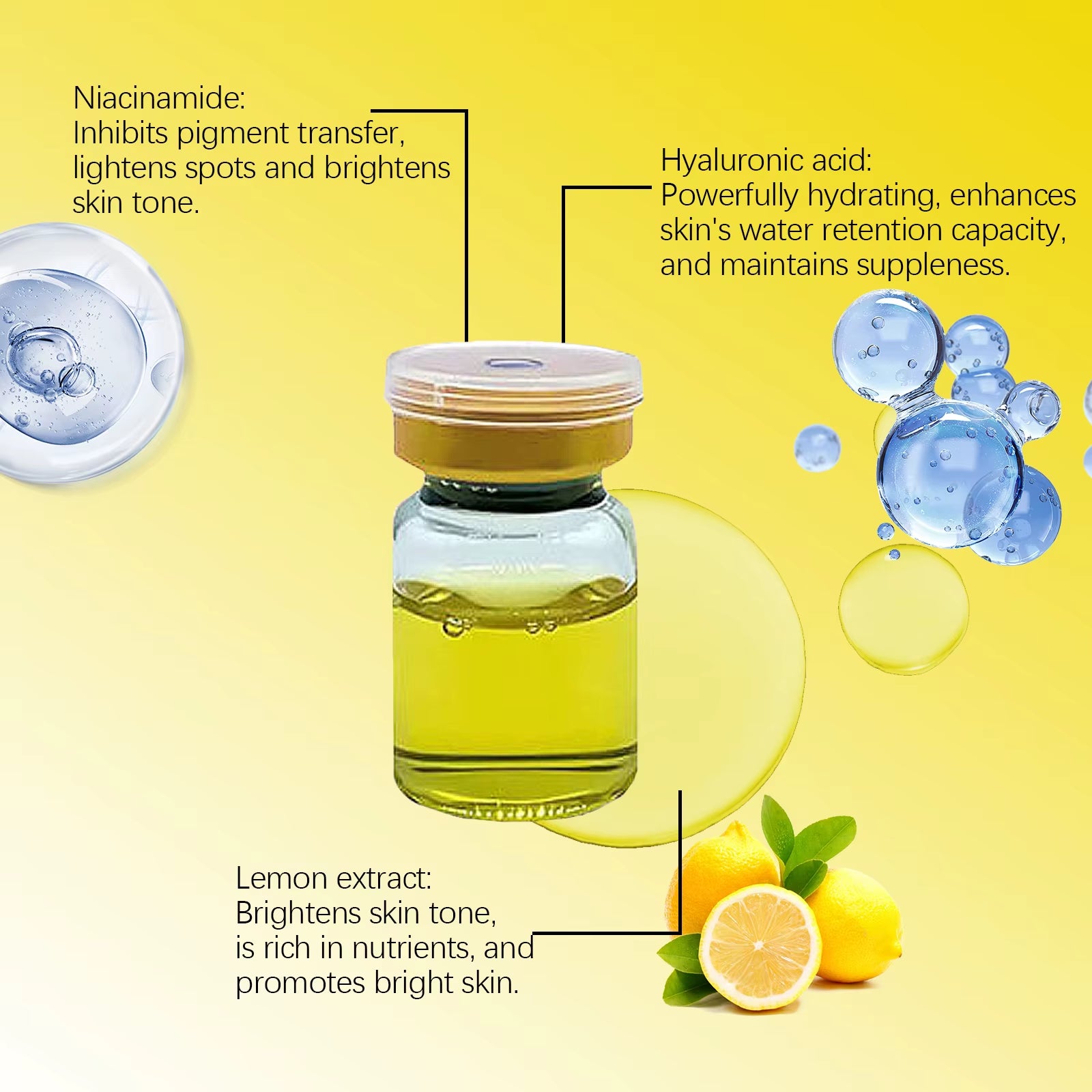 Hyaluronic Acid + Niacinamide Brightening Serum.