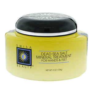 Dead Sea Salt Mineral Treatment: Body Scrubs for Hands, Elbows, Knees, and Feet.