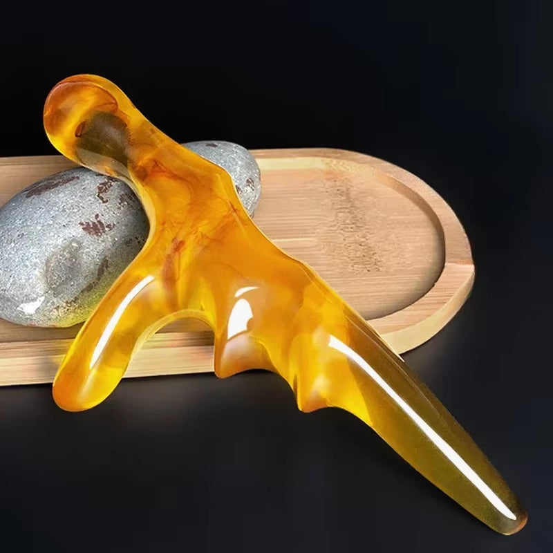 Thumb-Shaped Massager Tool — Manual Scalp, Back & Face Muscle Relaxer