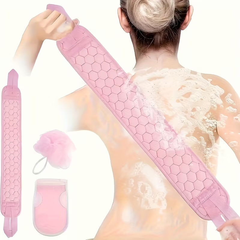 3 Pack Exfoliating Washcloths — Japanese & Korean Body Scrubbing Towels