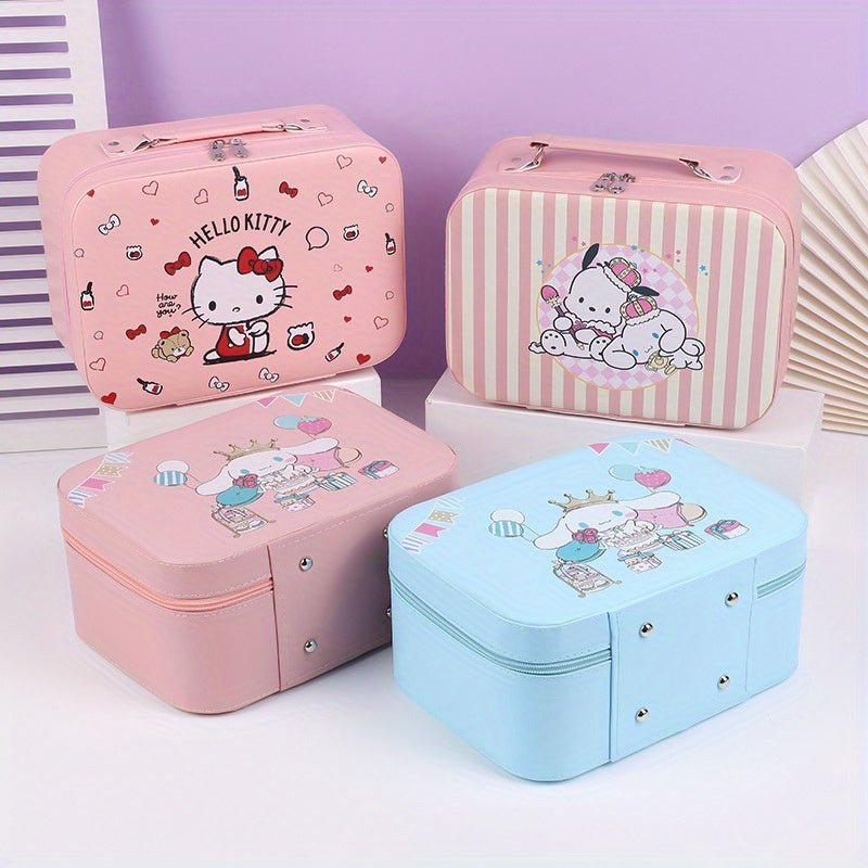 Zynerae Kuromi Makeup Bag — Large-Capacity Travel Cosmetic Organizer