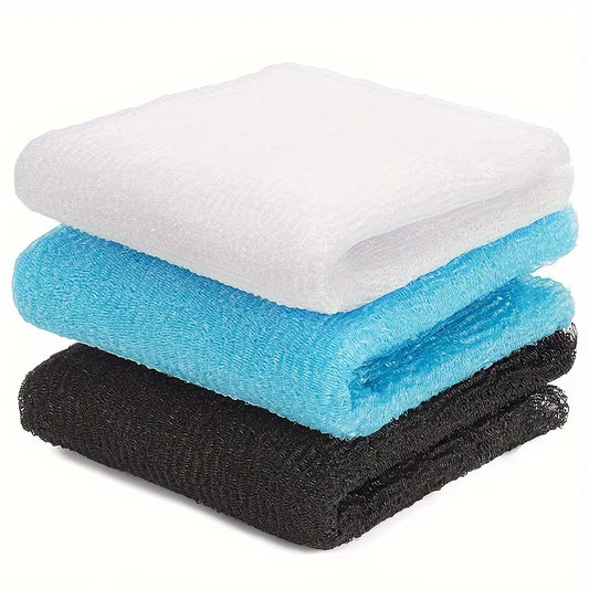 3 Pack Exfoliating Sponge Loofah — Japanese Body Washcloths