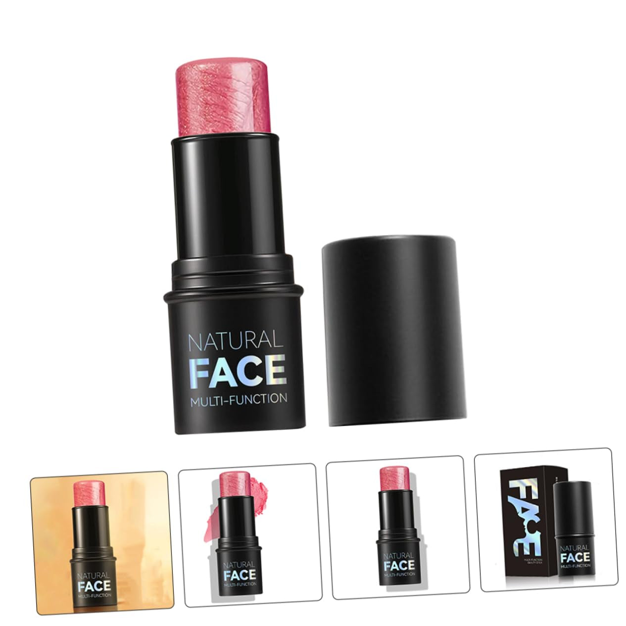 Highlighter Makeup Stick for Face Portable Highlighter Pen Natural Finish for Glow Makeup Tool