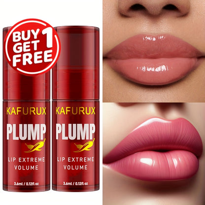 Zynerae Lip Extreme Volume Oil — Moisturizing, Non-Sticky Glossy Lip Oil.