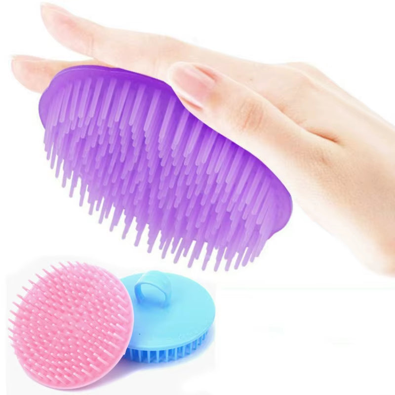 Silicone Scalp Massager Brush — Hair Washing & Shower Comb for Women & Men