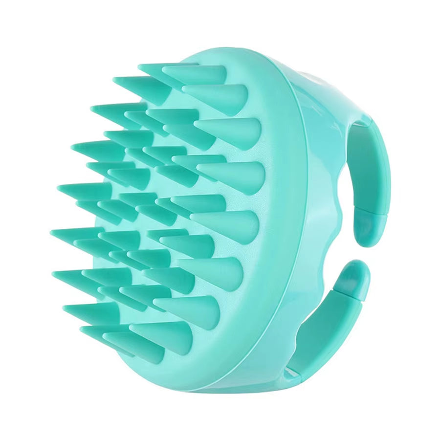Silicone Scalp Massager Brush — Hair Washing Comb & Shower Scrubber