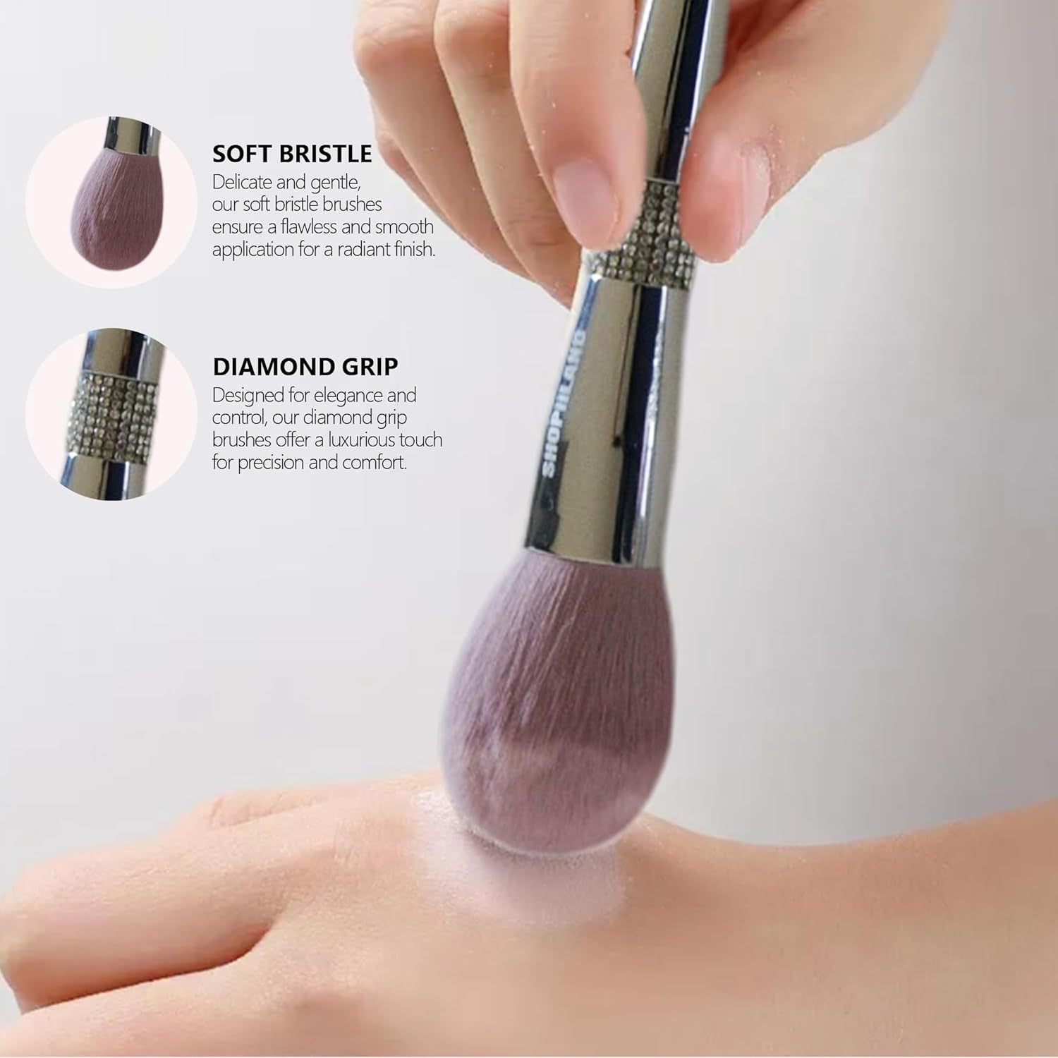 Makeup Brush Set Professional 11 Pieces with Case & Cleaning Mat Soft Vegan & Cruelty Free Bristles Liquid Powder Cream & Bronzer Includes Blender Blush & Eyeshadow Gift Ready