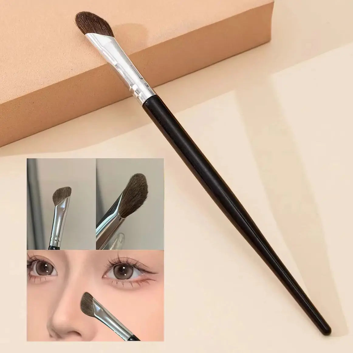 Zynerae 3D Nose Shadow Brush – Facial Contour & Highlight Makeup Tool