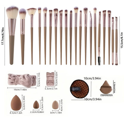 Zynerae 20/40PC Makeup Sponge Set – Blending & Application Tools.