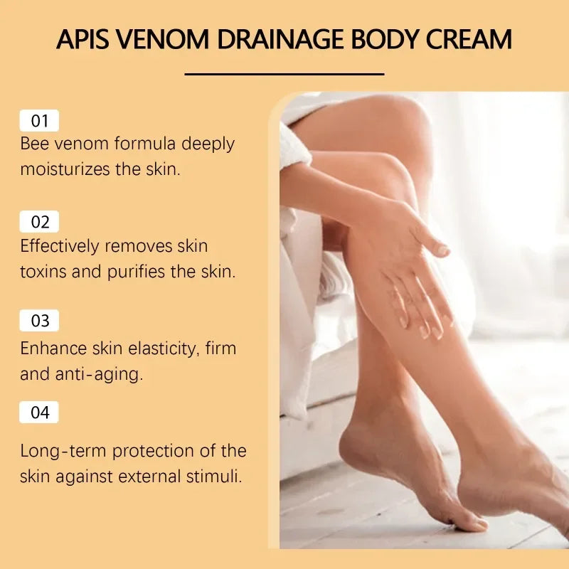 Zynerae Bee Venom Body Cream — Hydrating, Moisturizing & Soothing Daily Body Care