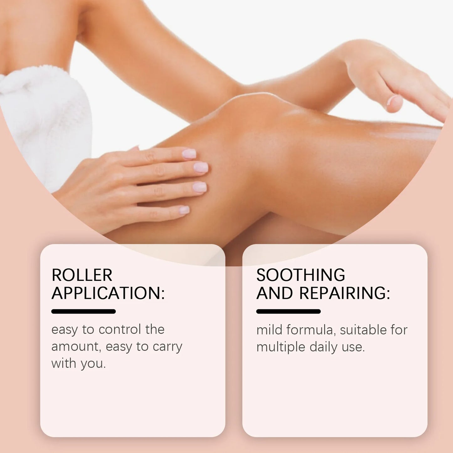 Organic Castor Oil Roll-On – Hair Growth, Skin Hydration & Firming Treatment