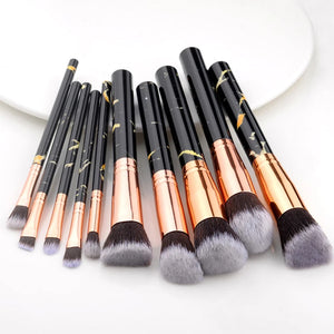 Zynerae 10-Piece Makeup Brush Set — Face & Eye Blending Kit