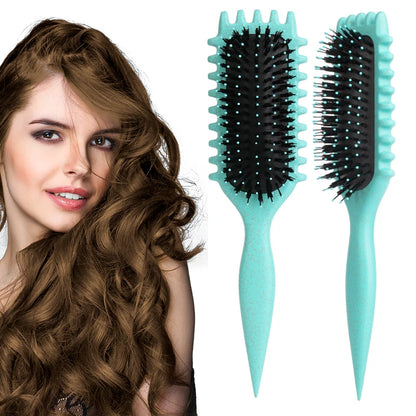 Zynerae Curly Hair Styling Brush — Curl Shaping & Detangling.