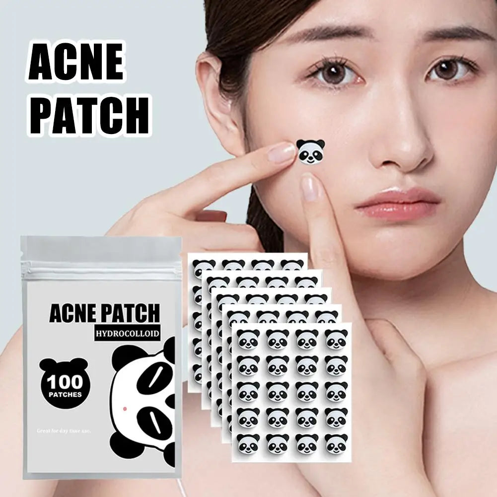 Cute Panda Hydrocolloid Acne Pimple Patch Invisible Stickers for Face Treatment Skin Care Tool