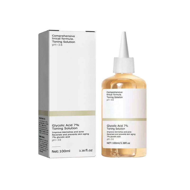 Zynerae Glycolic Acid Toning Solution – Acne Care and Hydration.