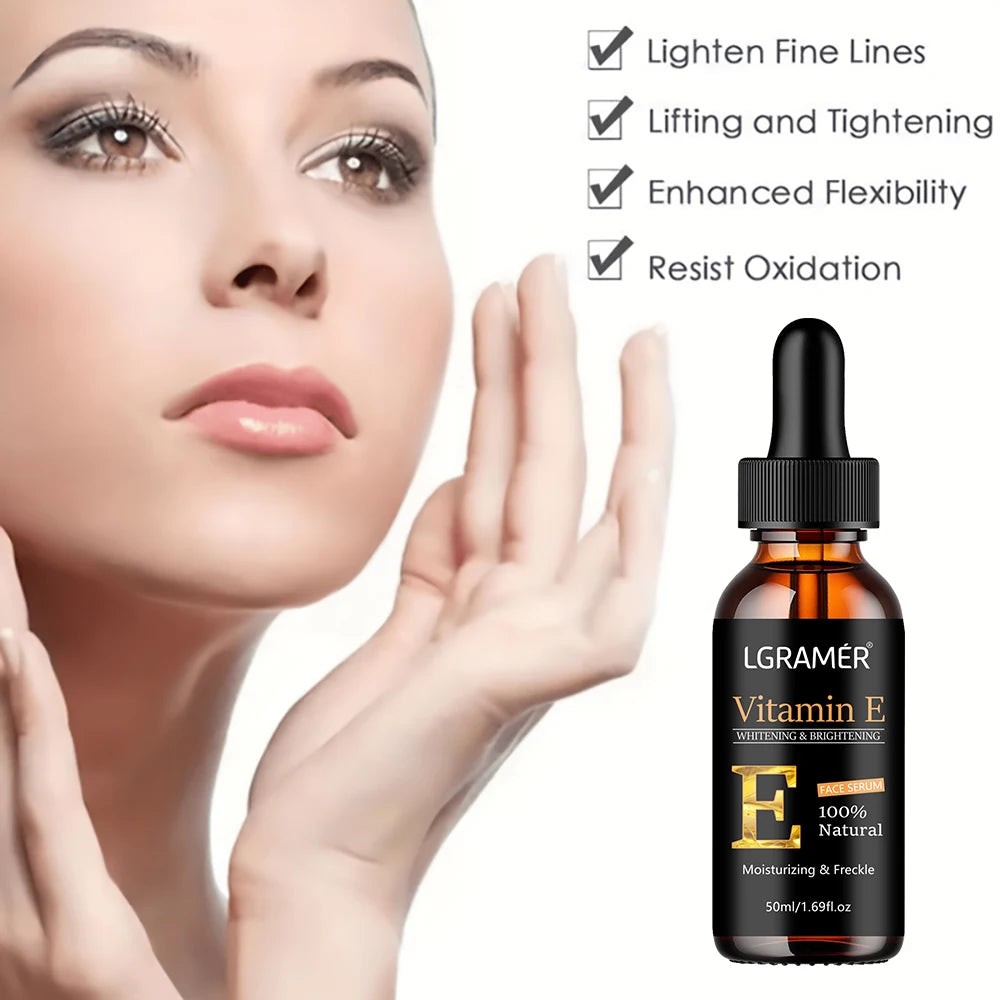 Vitamin E Brightening Face Serum | Pore Minimising, Anti-Ageing & Whitening Essence