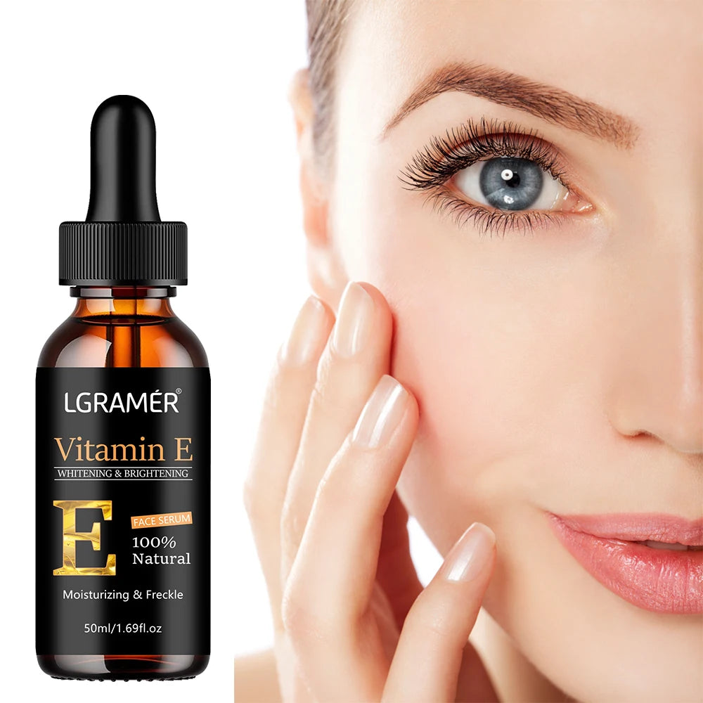 Vitamin E Brightening Face Serum | Pore Minimising, Anti-Ageing & Whitening Essence