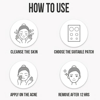 Cute Panda Hydrocolloid Acne Pimple Patch Invisible Stickers for Face Treatment Skin Care Tool