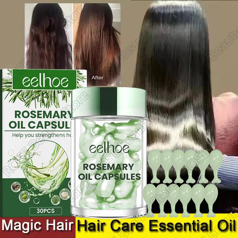 Zynerae Hair Vitamin Capsules – Keratin Oil for Soft, Smooth, Shiny & Repaired Hair