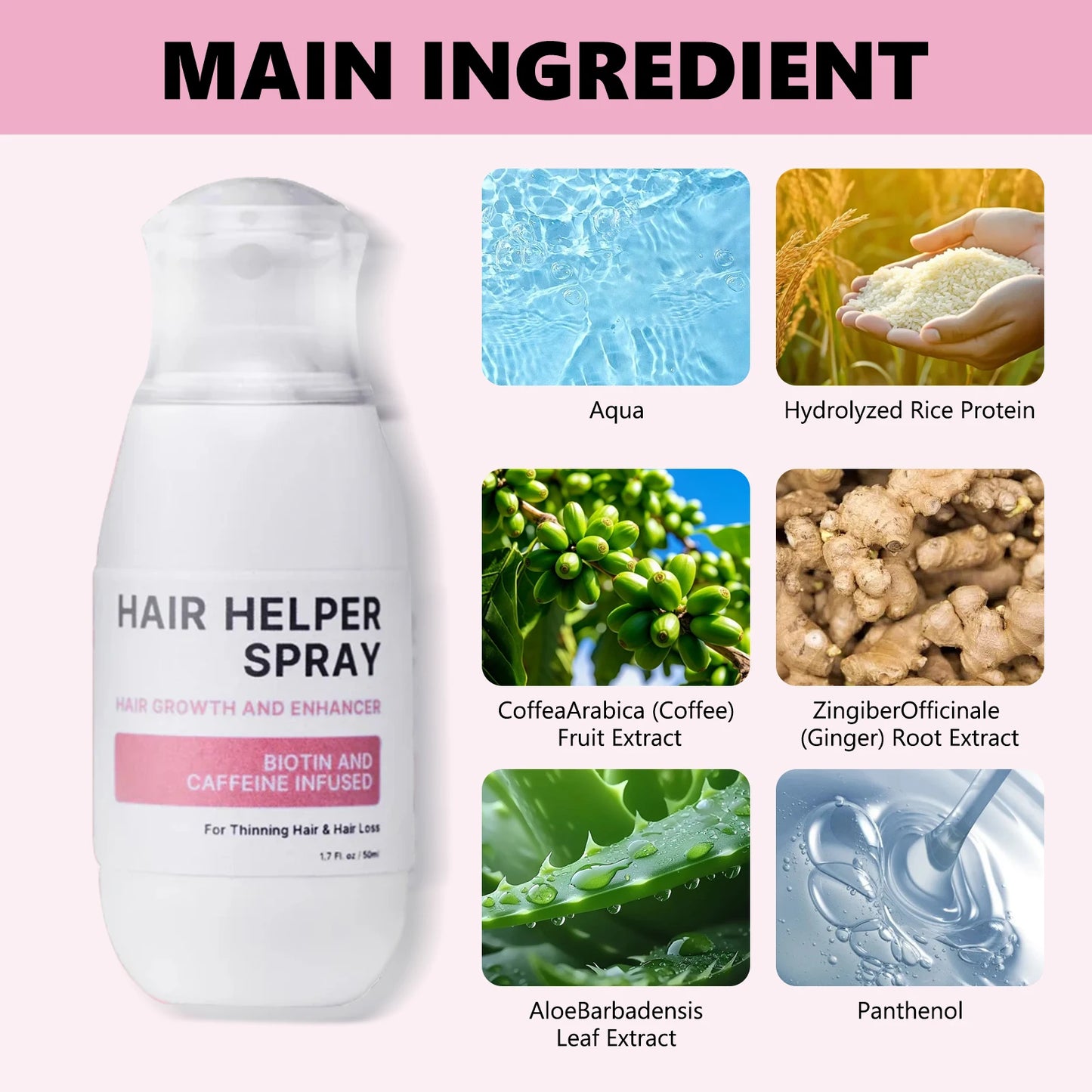 Zynerae Hair Care Spray – Nourishing, Repair & Strengthening