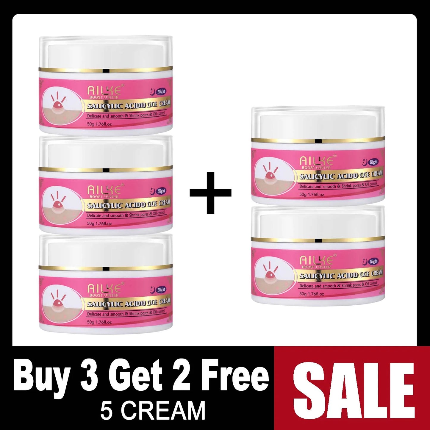 AILKE Acne Removal Face Cream – Brighten & Clear Skin