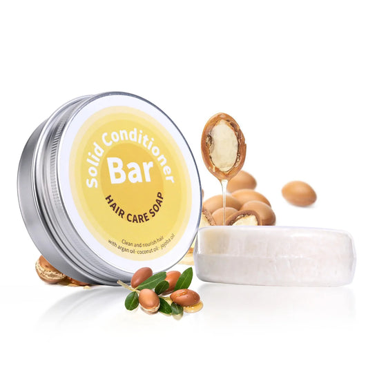 Zynerae Plant Essential Oil Hair Conditioner Bar — Argan, Coconut & Jojoba Nourishing Care