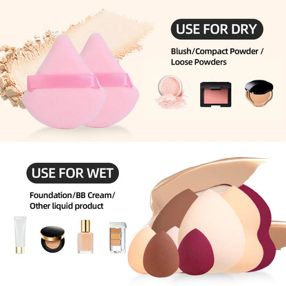 Zynerae 25PC Professional Makeup Tool Set – Brushes, Sponges & Accessories.